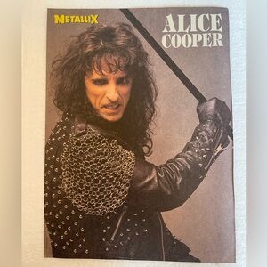 Alice Cooper Metalix Pinup
